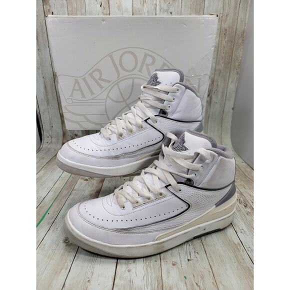 Nike Air Jordan 2 Retro DR8884-100 Men\'s White Cement Grey Sail Size 8 US In Box main image 10